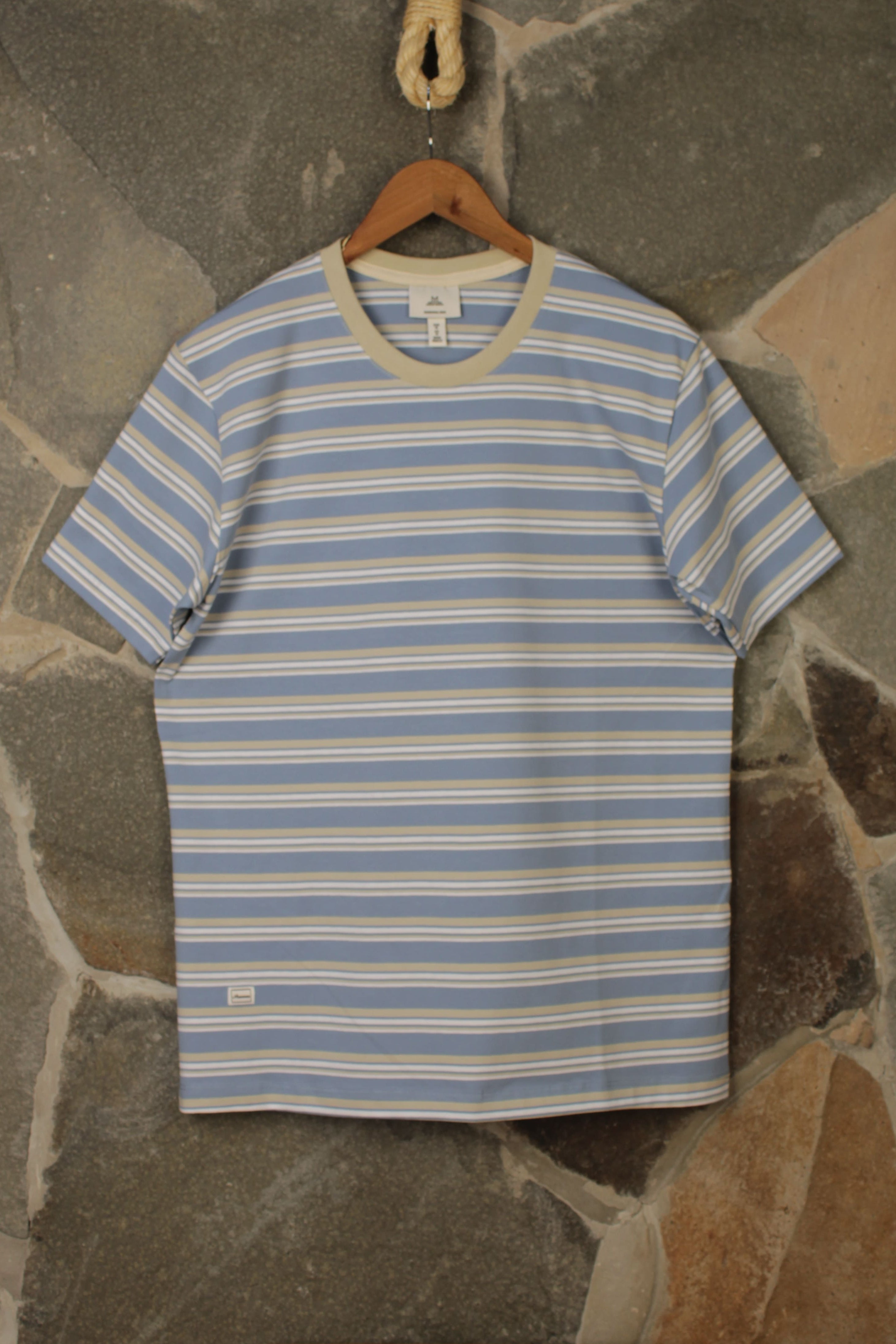 Azul Denin / Camel claro