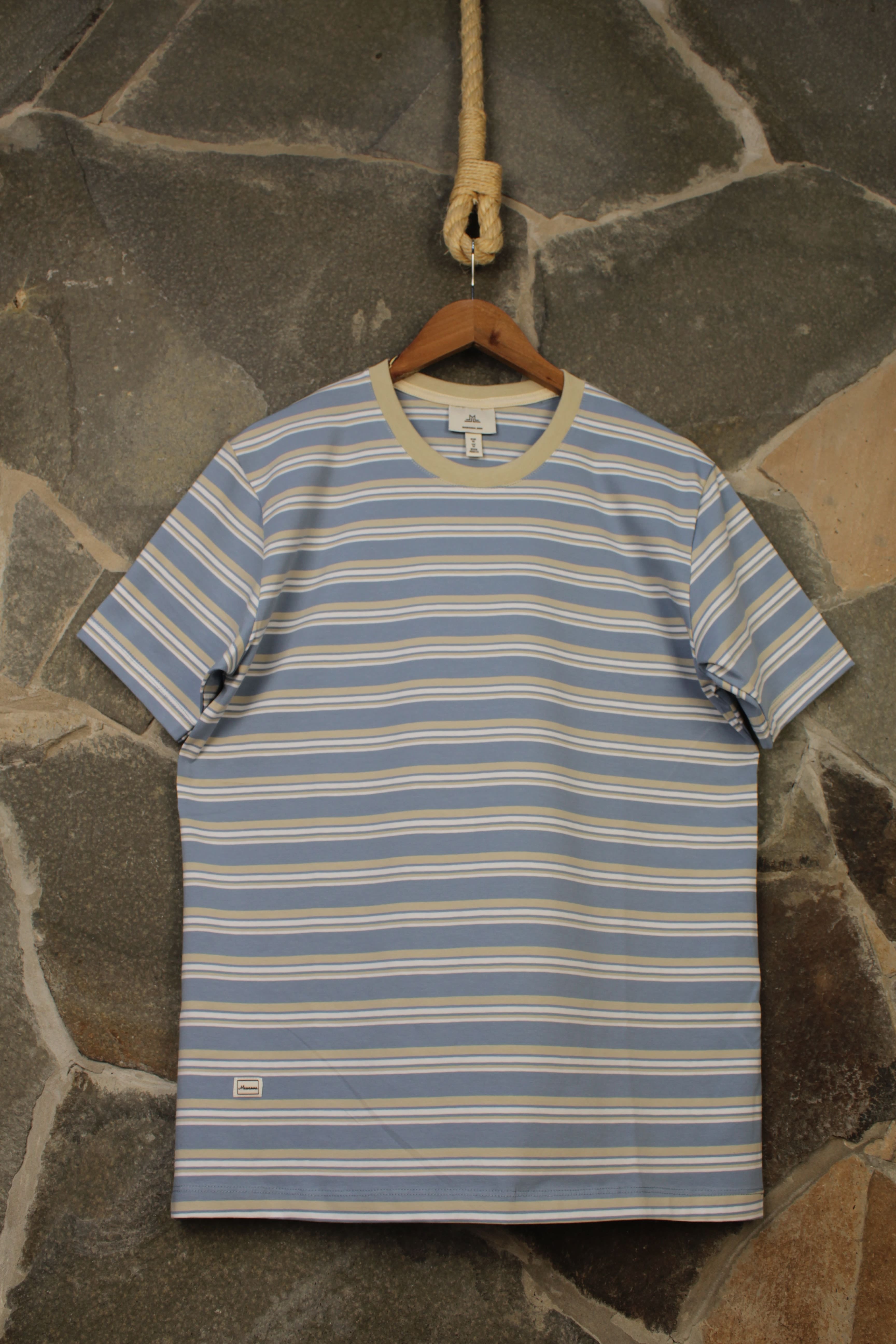 Azul Denin / Camel claro