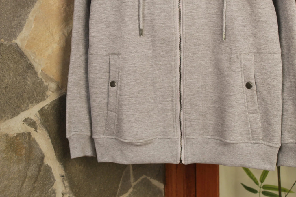 Polera Capucha – Plomo